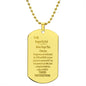 MY STEPPED UP DAD/ DOG TAG