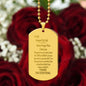 MY STEPPED UP DAD/ DOG TAG