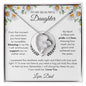To My Beautiful Daughter Love Dad (Flowers)
