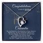 Personalized Class Of 2024 Forever Love Necklace