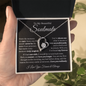 To My Beautiful Soulmate Forever & Always Forever Love Necklace b/w