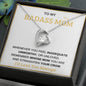 To My BadAss Mom Forever Love Necklace