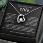 To My Smokin Hot Wife Forever Love Necklace