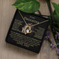 To My Daughter Love Dad Forever Love Necklace B/L