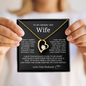To My Smokin Hot Wife Forever Love Necklace