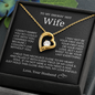 To My Smokin Hot Wife Forever Love Necklace