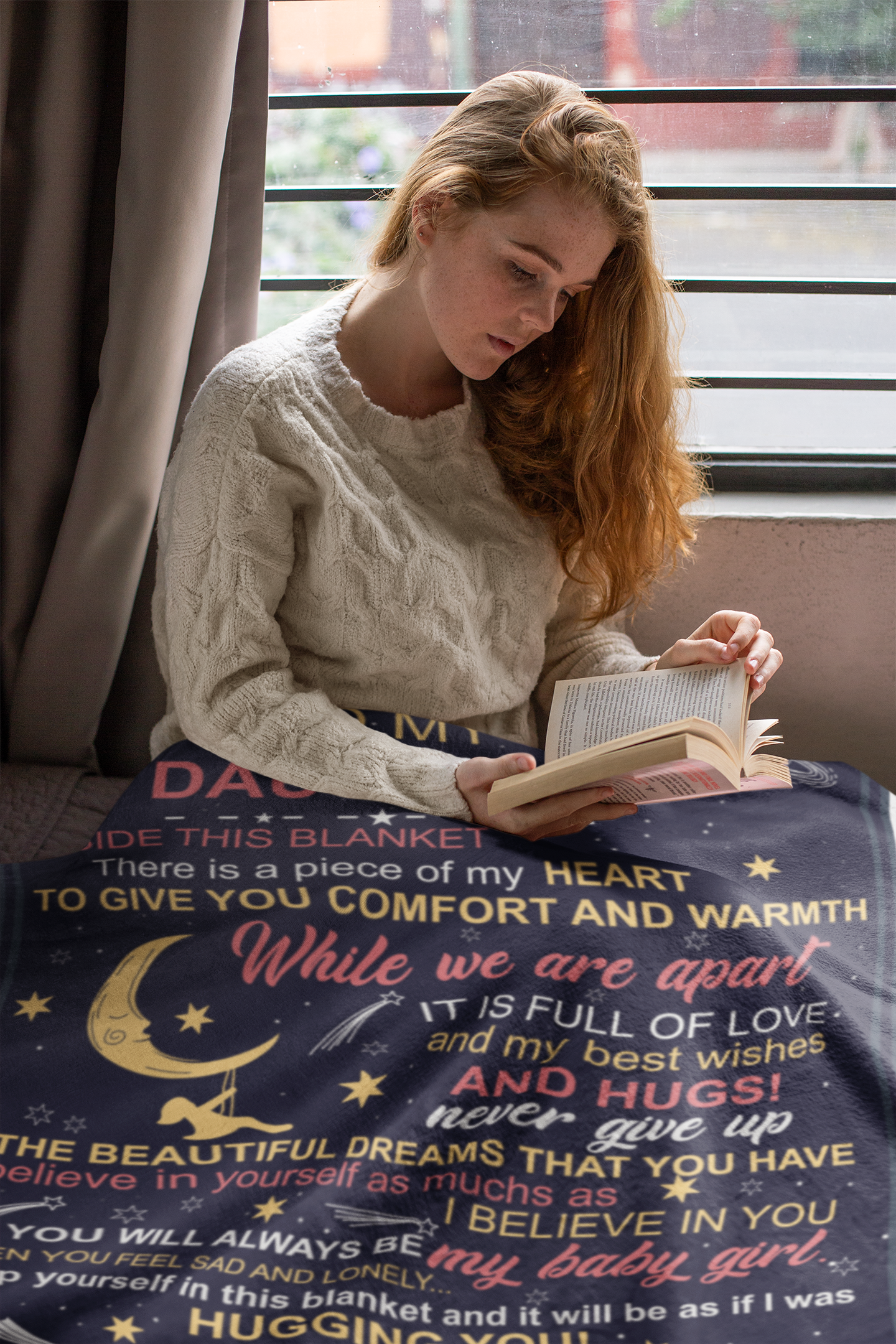 To My Daughter While we are apart Blanket Blanket