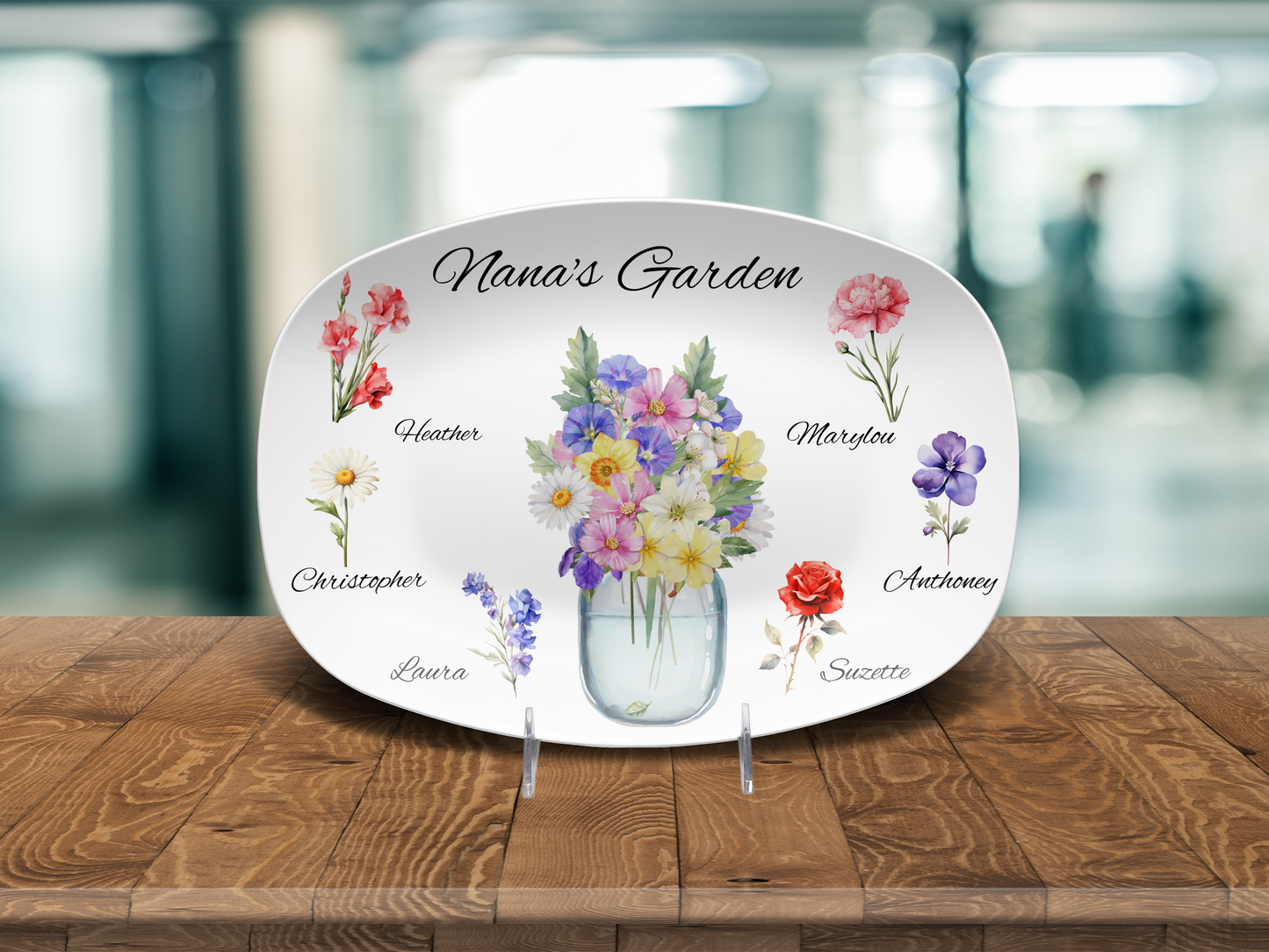 Birth Month Flower Plate