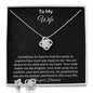 To my wife from husband love knot