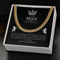 To My Man | I Love You Forever - Cuban Link Chain