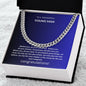 to a wonderful young man cuban link for graduation