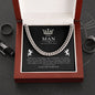 To My Man | I Love You Forever - Cuban Link Chain