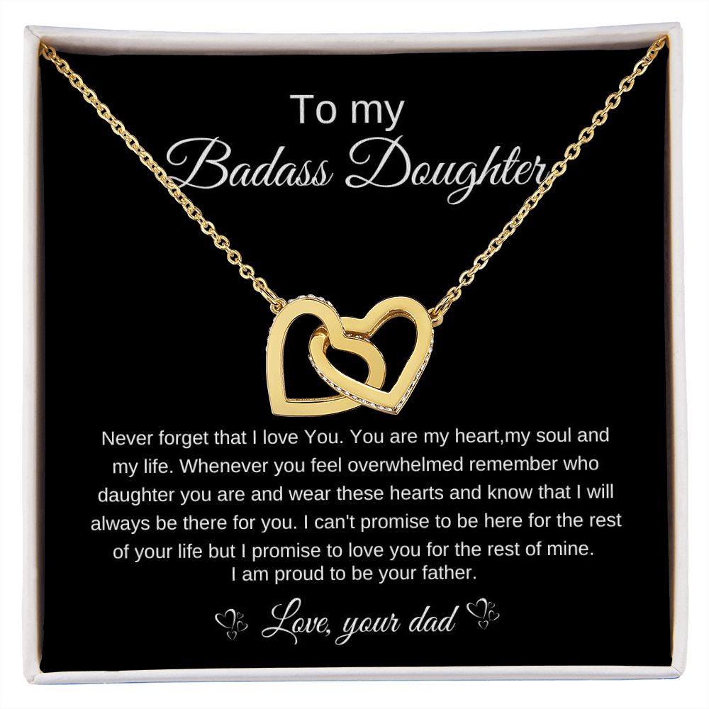 badass daughter/ interlocking hearts