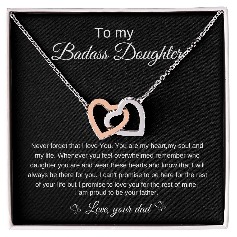 badass daughter/ interlocking hearts