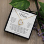 To My Loving Mom | I Love You - Forever Love Necklace