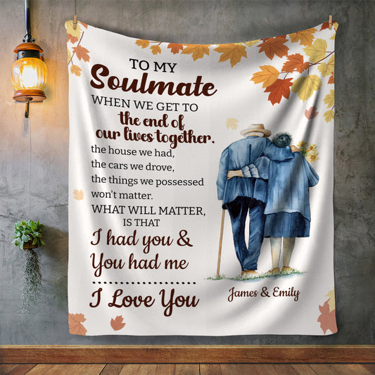 To My Soulmate Blanket