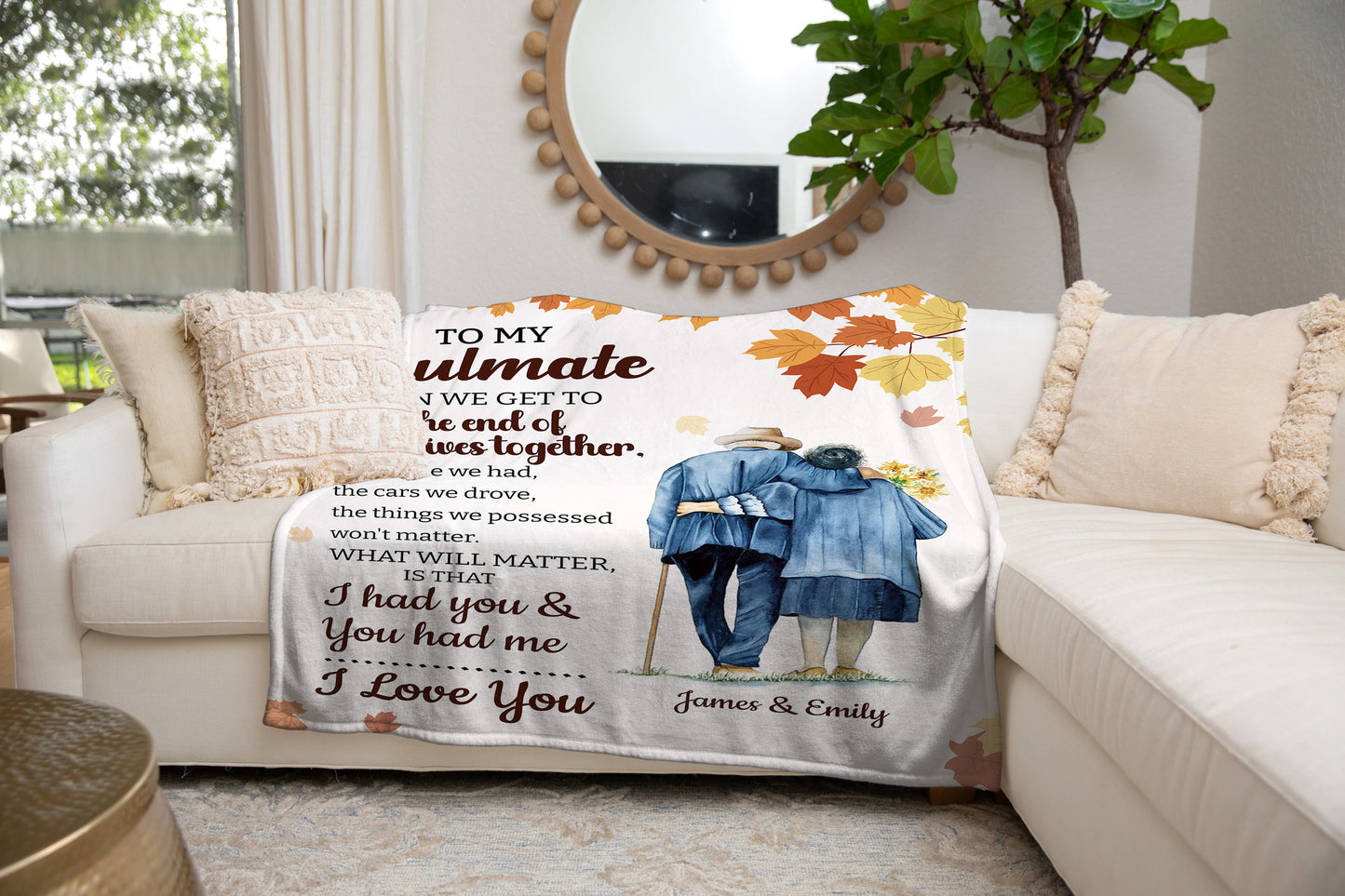 To My Soulmate Blanket