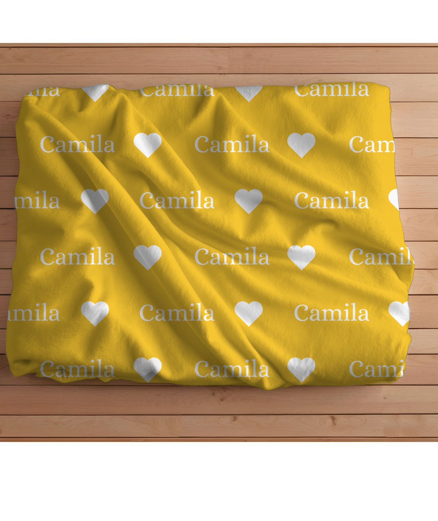 Personalized Heart  Blanket