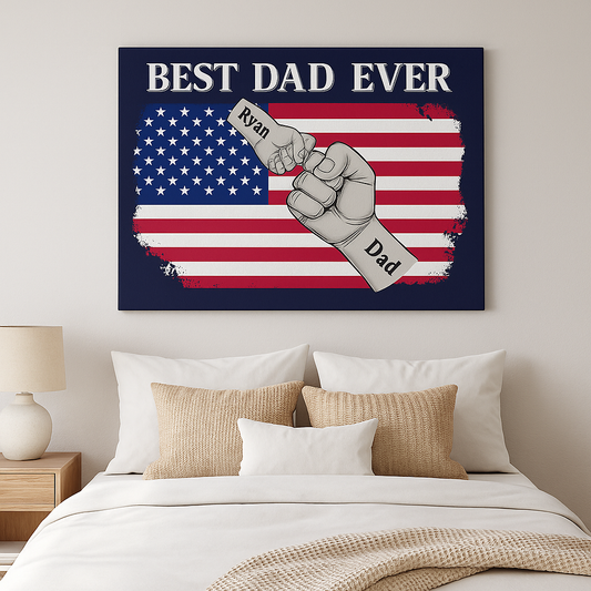 Best Dad Ever Canvas