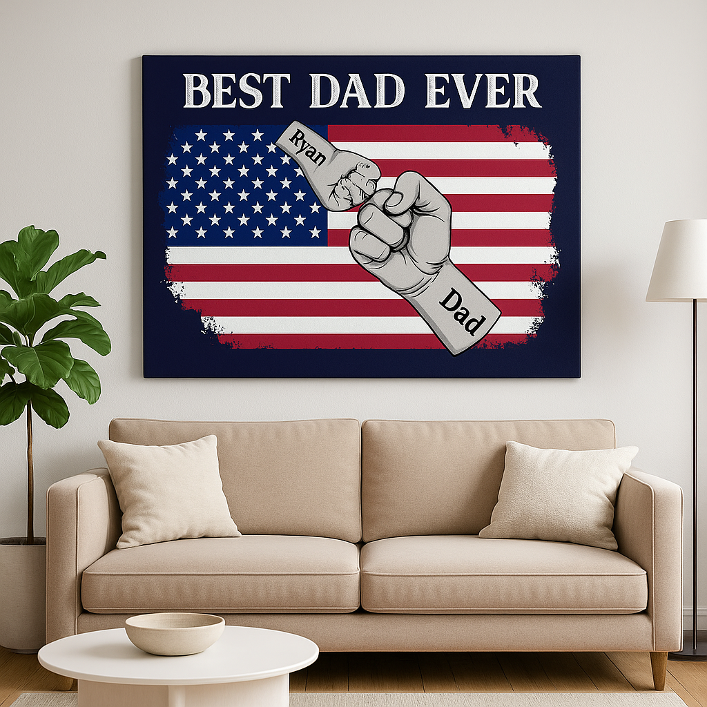 Best Dad Ever Canvas