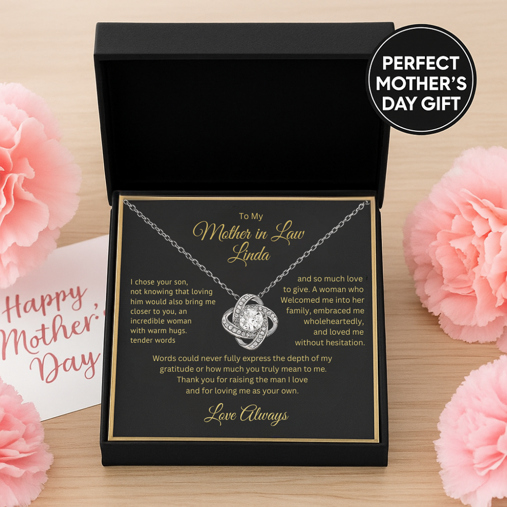 The Love We Share – Custom Mother-in-Law Necklace Gift