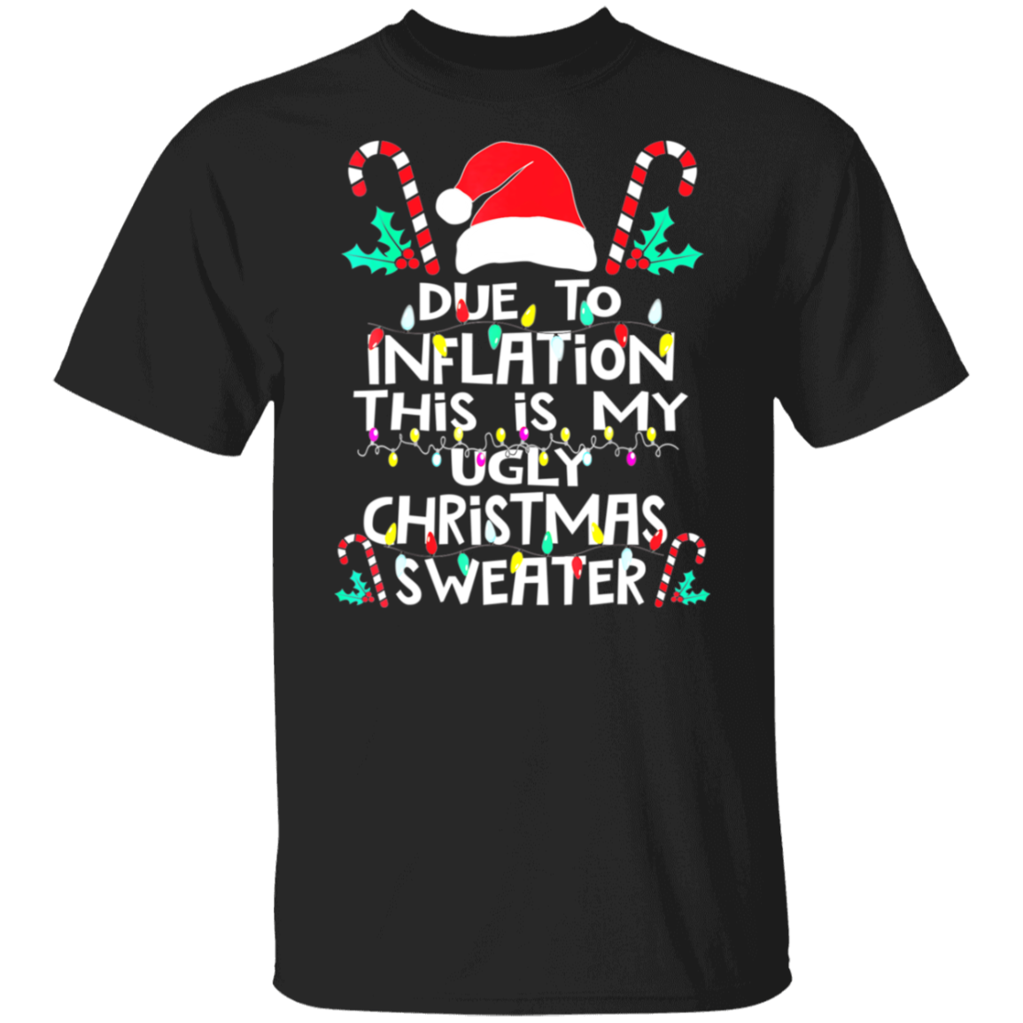 Due To Inflation This Is My Ugly Christmas Sweater , Funny Inflation Recession Christmas Shirt, Funny Christmas Shirt, Xmas Sweatshirt