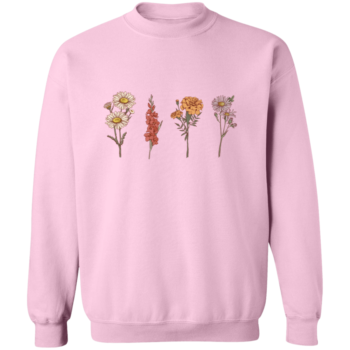 Untitled design (96) Custom Birth Flower Sweater