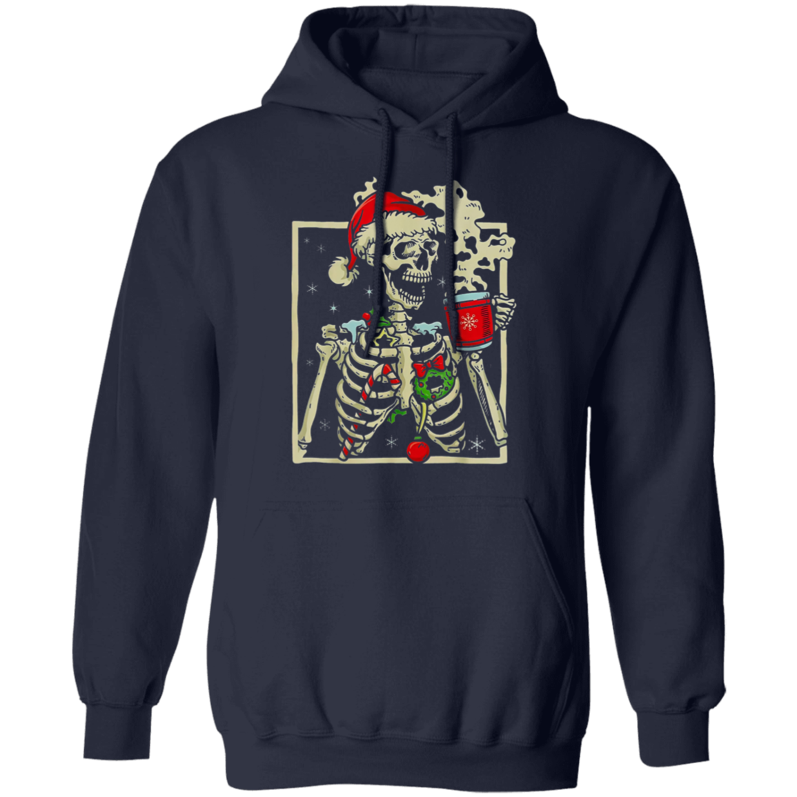 Dead Inside Skeleton Christmas Sweatshirt, Sarcastic Christmas Coffee Shirt Merry Christmas Shirt Coffee Lover Christmas Gift Fall Sweater