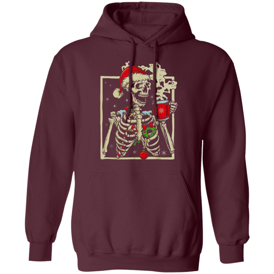 Dead Inside Skeleton Christmas Sweatshirt, Sarcastic Christmas Coffee Shirt Merry Christmas Shirt Coffee Lover Christmas Gift Fall Sweater