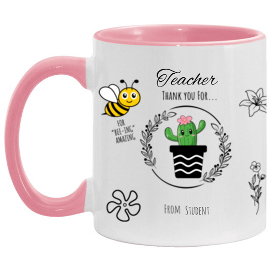 Personalized Teacher Thank You Mug