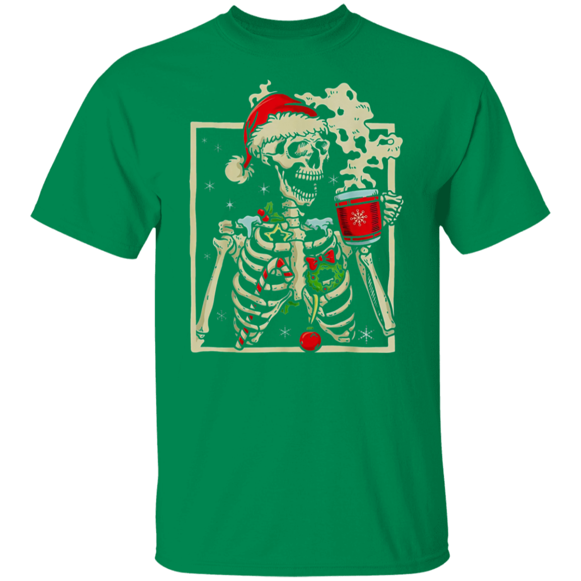 Dead Inside Skeleton Christmas Sweatshirt, Sarcastic Christmas Coffee Shirt Merry Christmas Shirt Coffee Lover Christmas Gift Fall Sweater