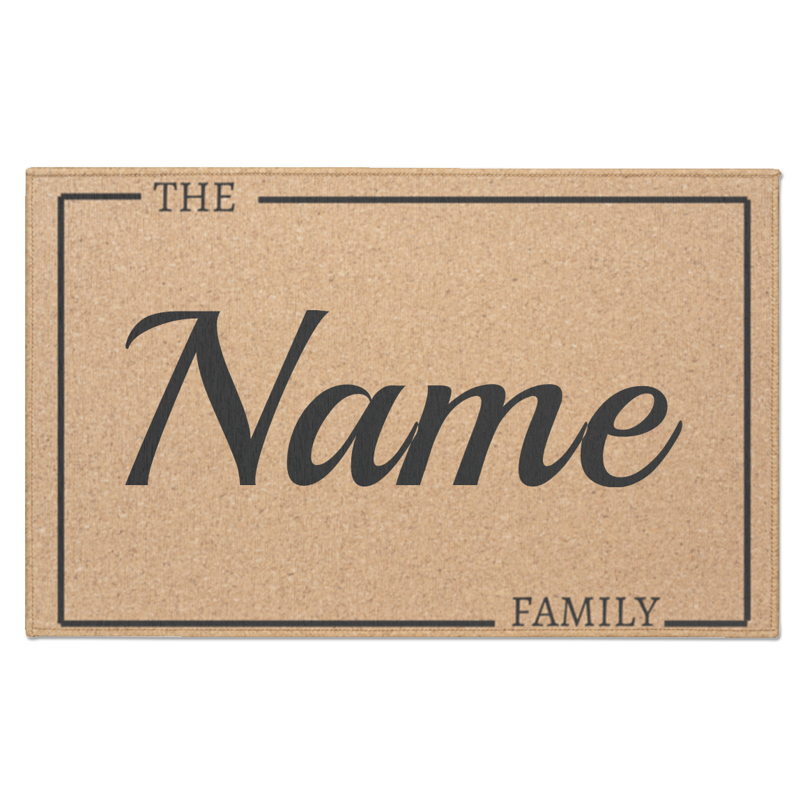 Indoor Famil Mat Custome Doormat Family Name