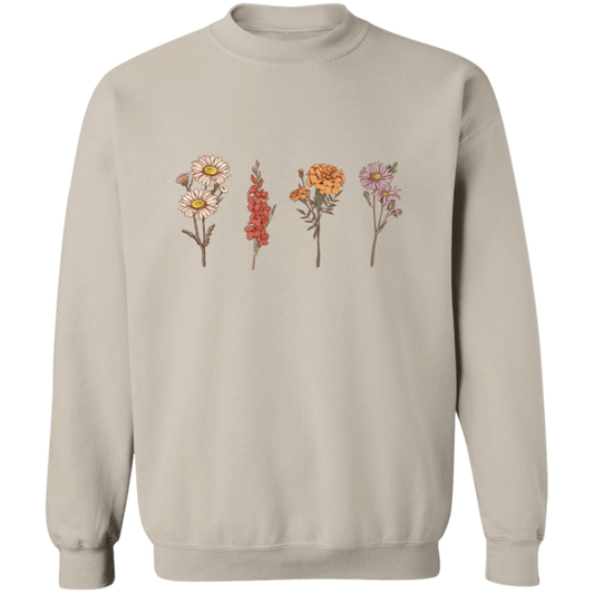 Untitled design (96) Custom Birth Flower Sweater