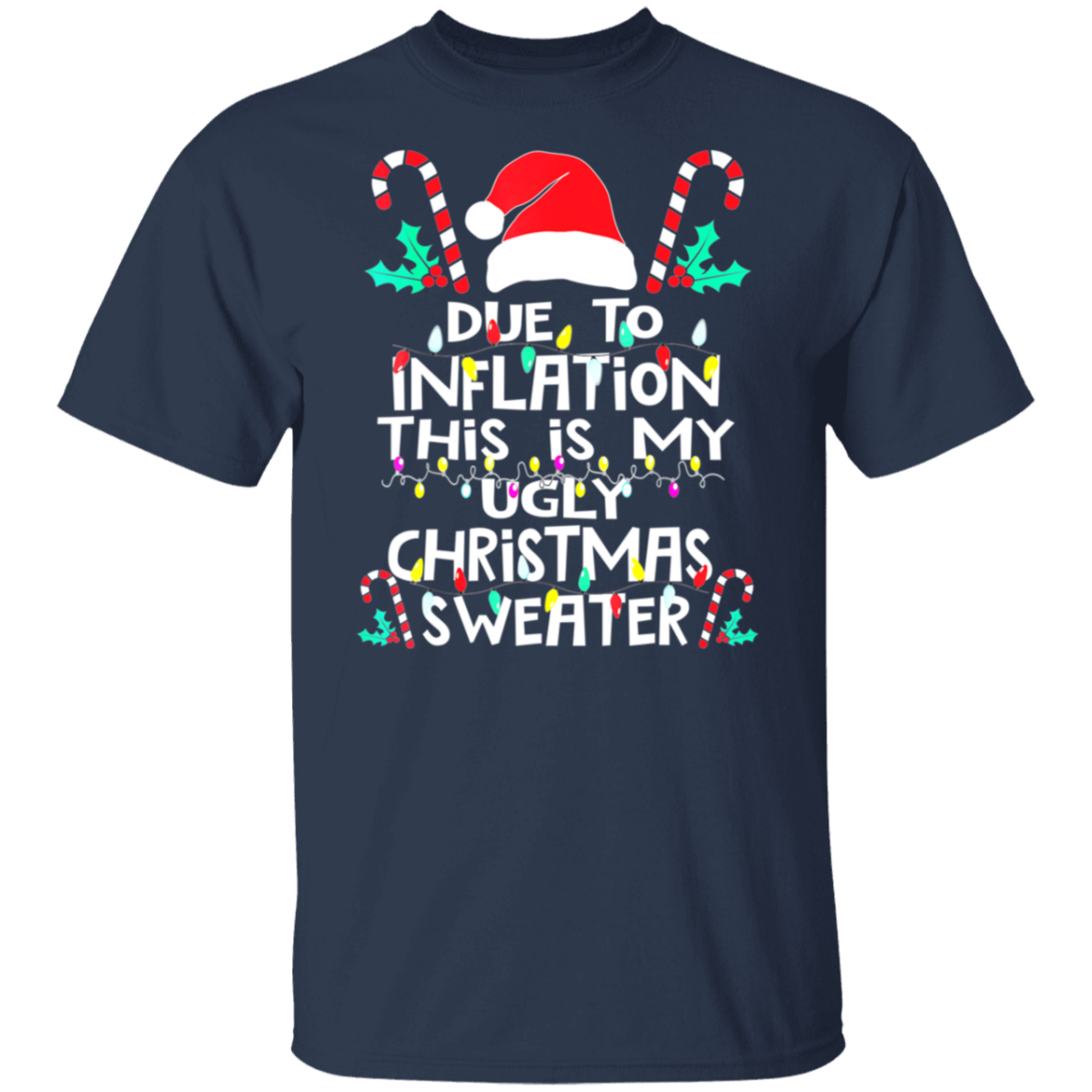 Due To Inflation This Is My Ugly Christmas Sweater , Funny Inflation Recession Christmas Shirt, Funny Christmas Shirt, Xmas Sweatshirt