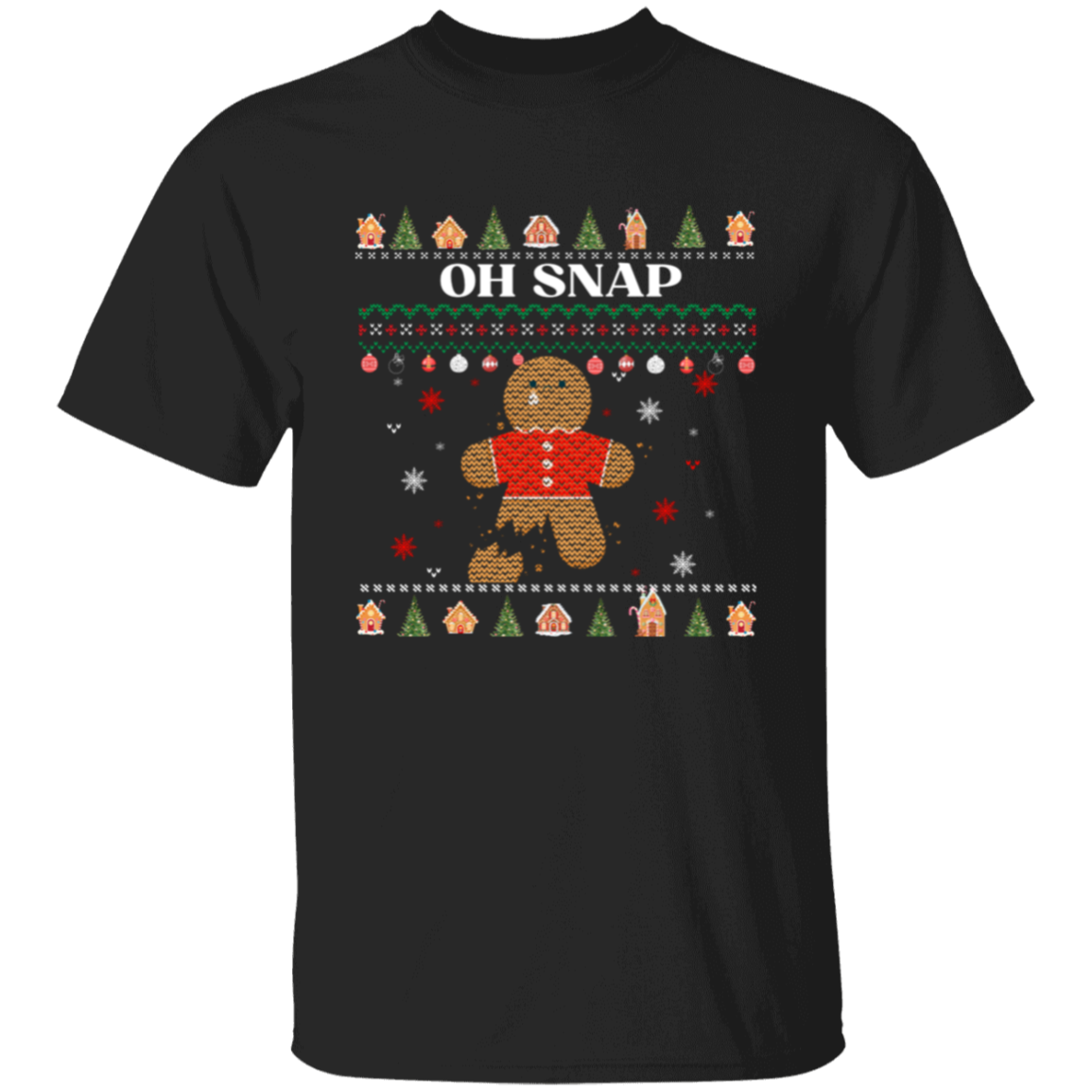 Ugly Christmas Sweater, Oh Snap Gingerbread Christmas Ugly Sweater, ugly christmas sweater, Christmas Gifts, Christmas Sweatshirt, Oh Snap