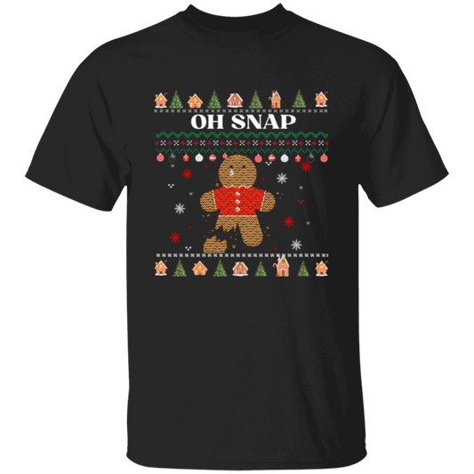 Ugly Christmas Sweater, Oh Snap Gingerbread Christmas Ugly Sweater, ugly christmas sweater, Christmas Gifts, Christmas Sweatshirt, Oh Snap