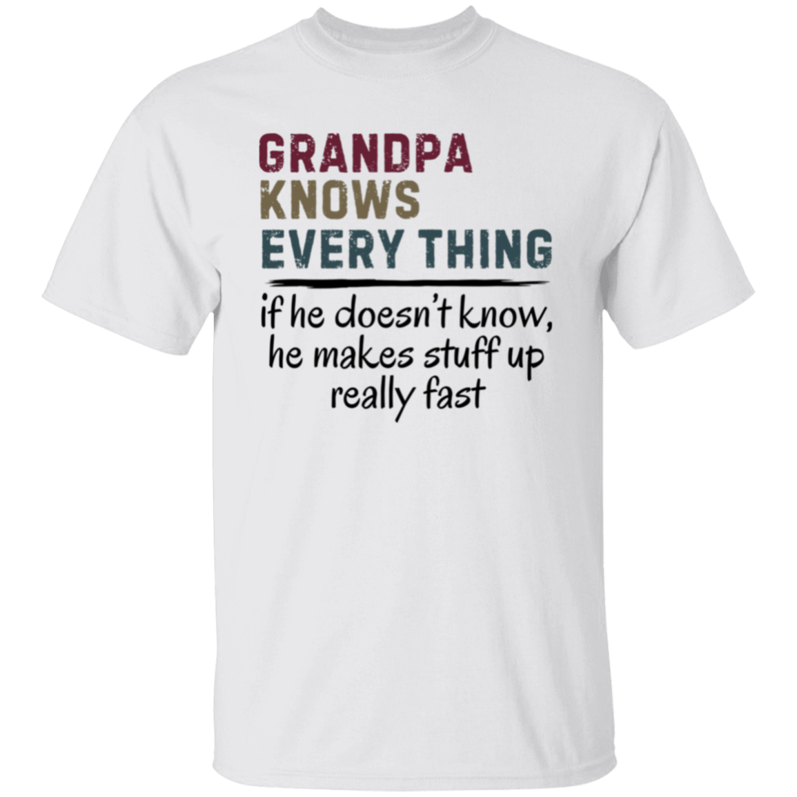 Grandpa Knows EveryThing Shirt