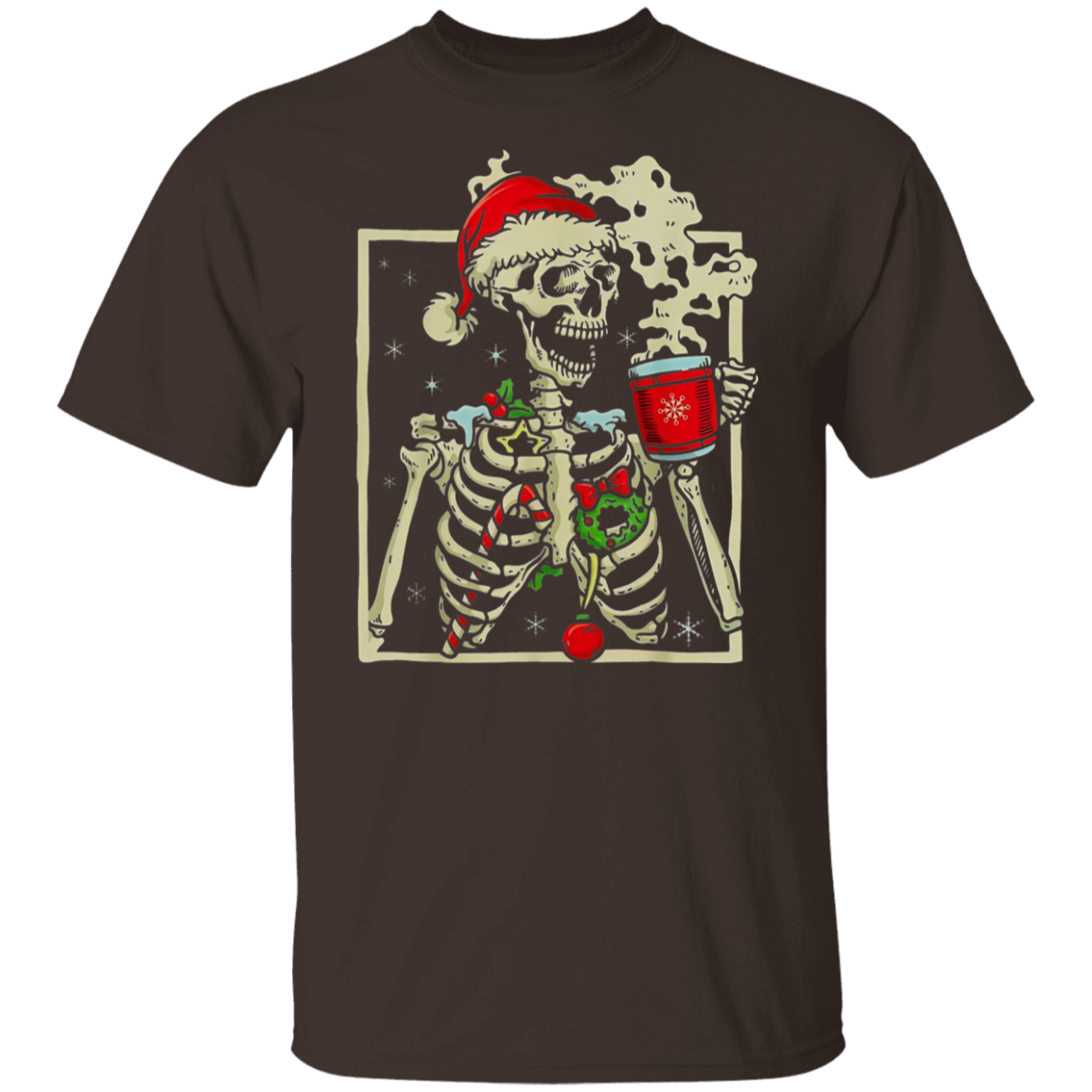 Dead Inside Skeleton Christmas Sweatshirt, Sarcastic Christmas Coffee Shirt Merry Christmas Shirt Coffee Lover Christmas Gift Fall Sweater