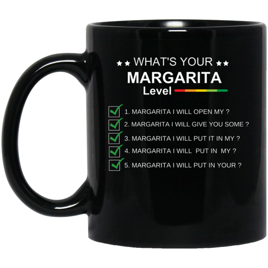 Margarita  design 2 BM11OZ 11 oz. Black Mug