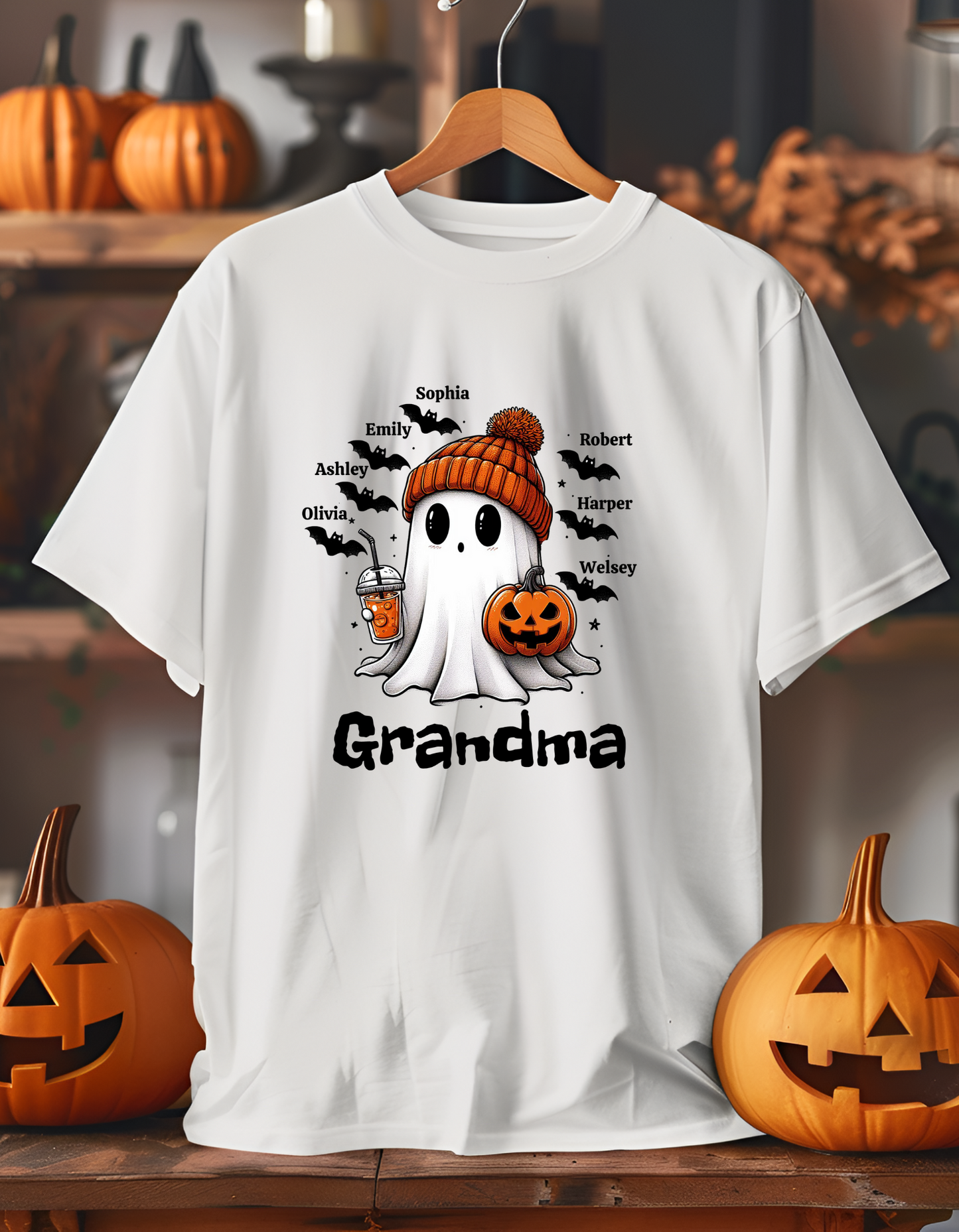 Personalized  Ghost Halloween Shirt