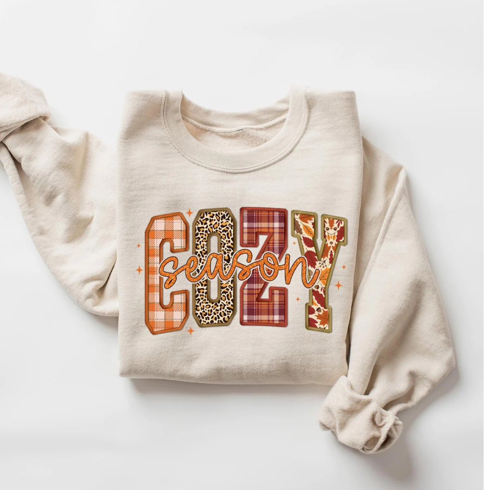 Cozy Season Sweatshirt Retro Fall Sweatshirt