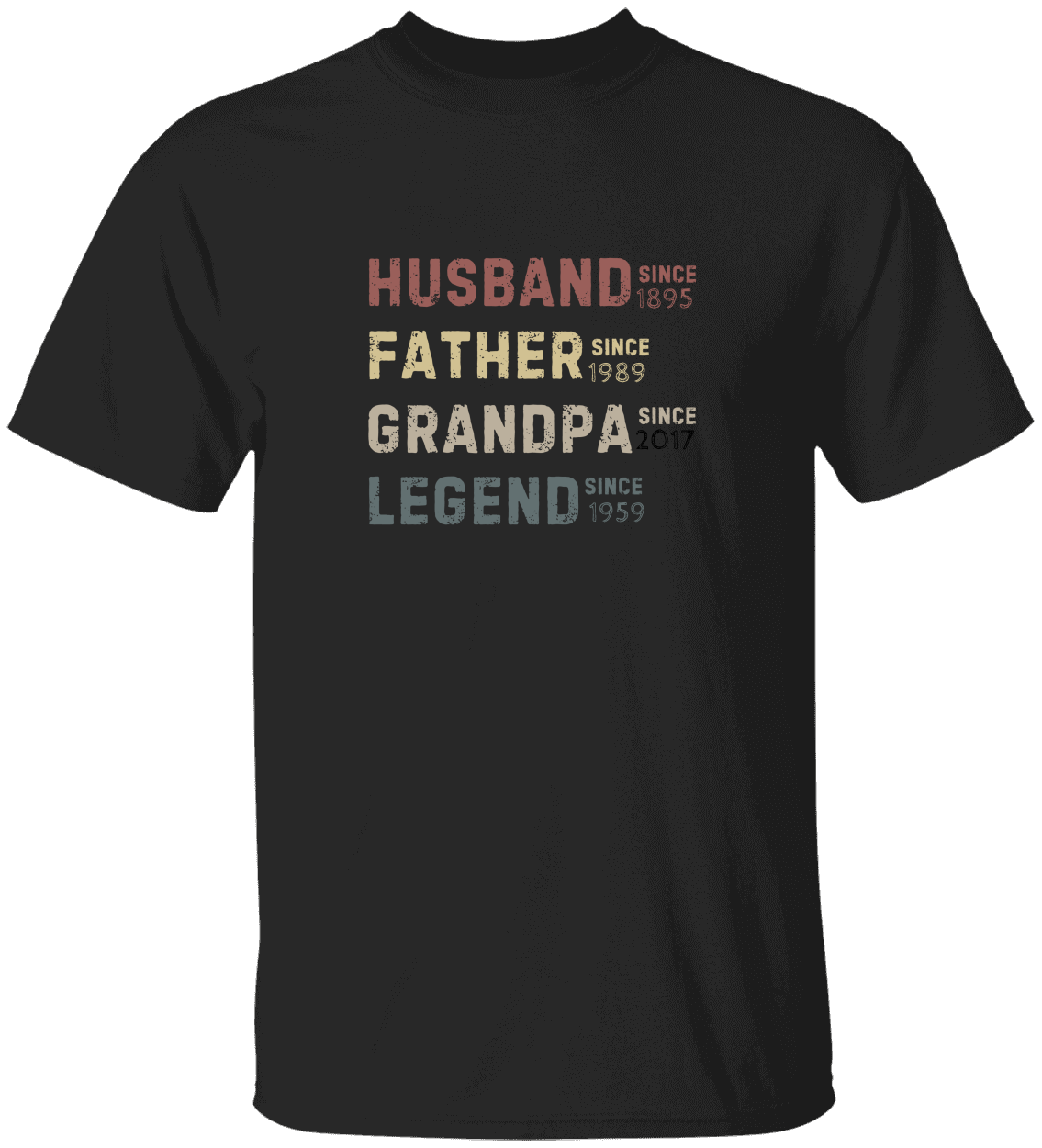 Husband- Father- Grandpa- Legend t-shirt