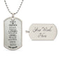 Dad/ My Hero Dog Tag