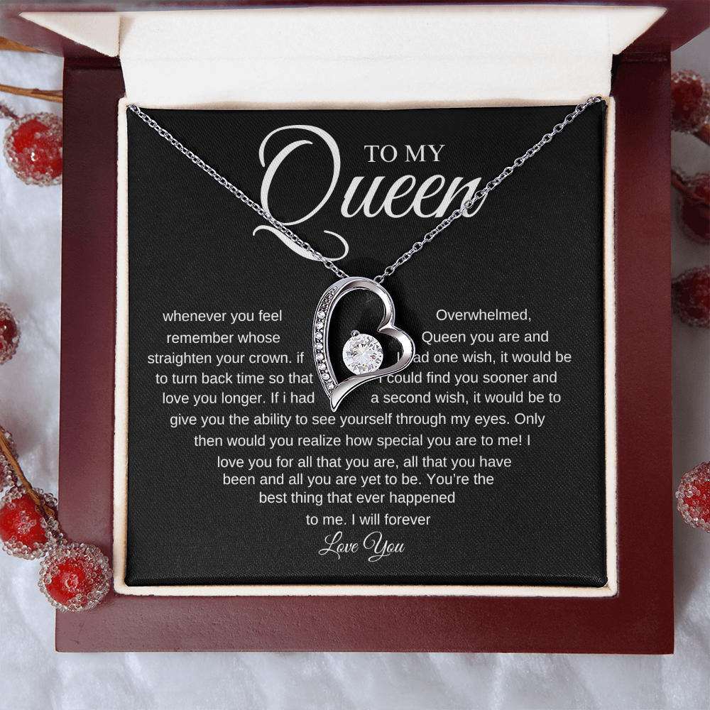 To My Queen Forever Love Necklace