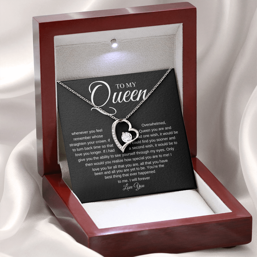 To My Queen Forever Love Necklace