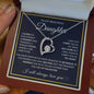 To My Beautiful Daughter Lifetime Of Love Necklace
