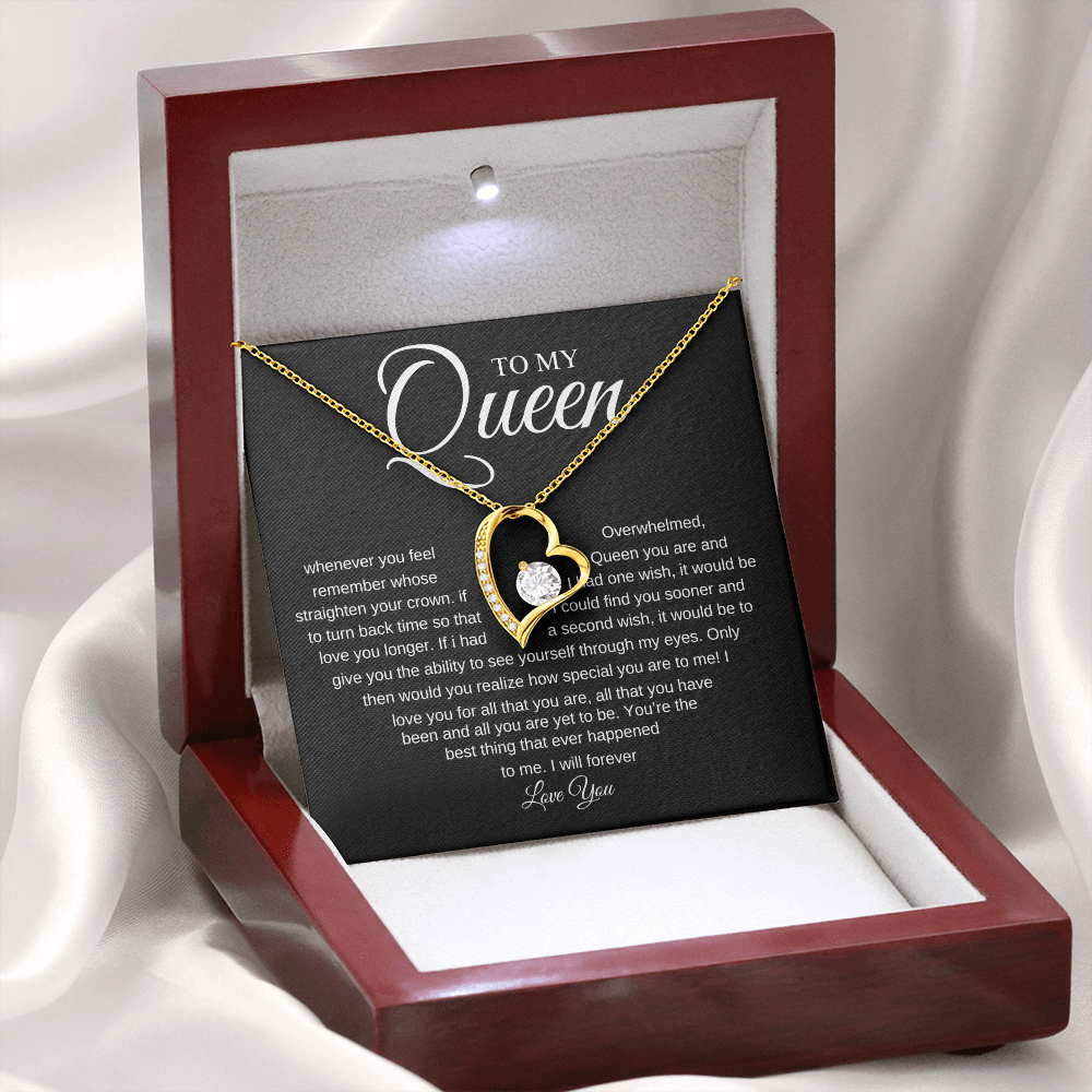 To My Queen Forever Love Necklace