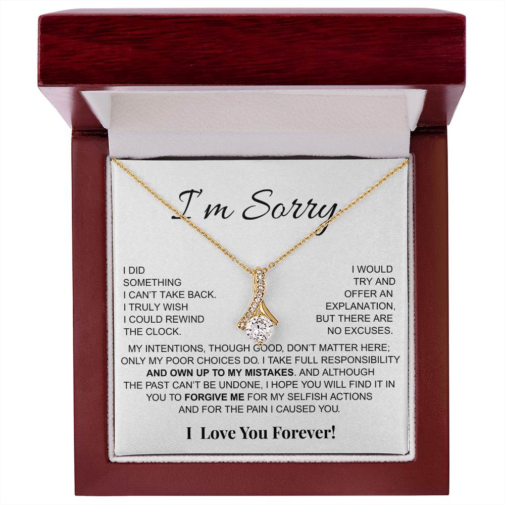 Apology Gift For Her- I Take Full Responsibility - Alluring Beauty Necklace