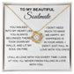 TO MY BEAUTIFUL SOULMATE LOVE KNOT NECKLACE