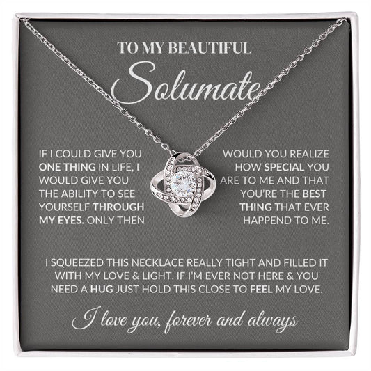 SOULMATE- MY LIFE MY EVERYTHING - NECKLACE